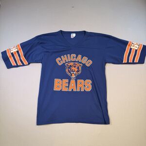 Vintage 80s Chicago Bears Garan NFL Football Jersey Shirt USA Mens Large EUC
